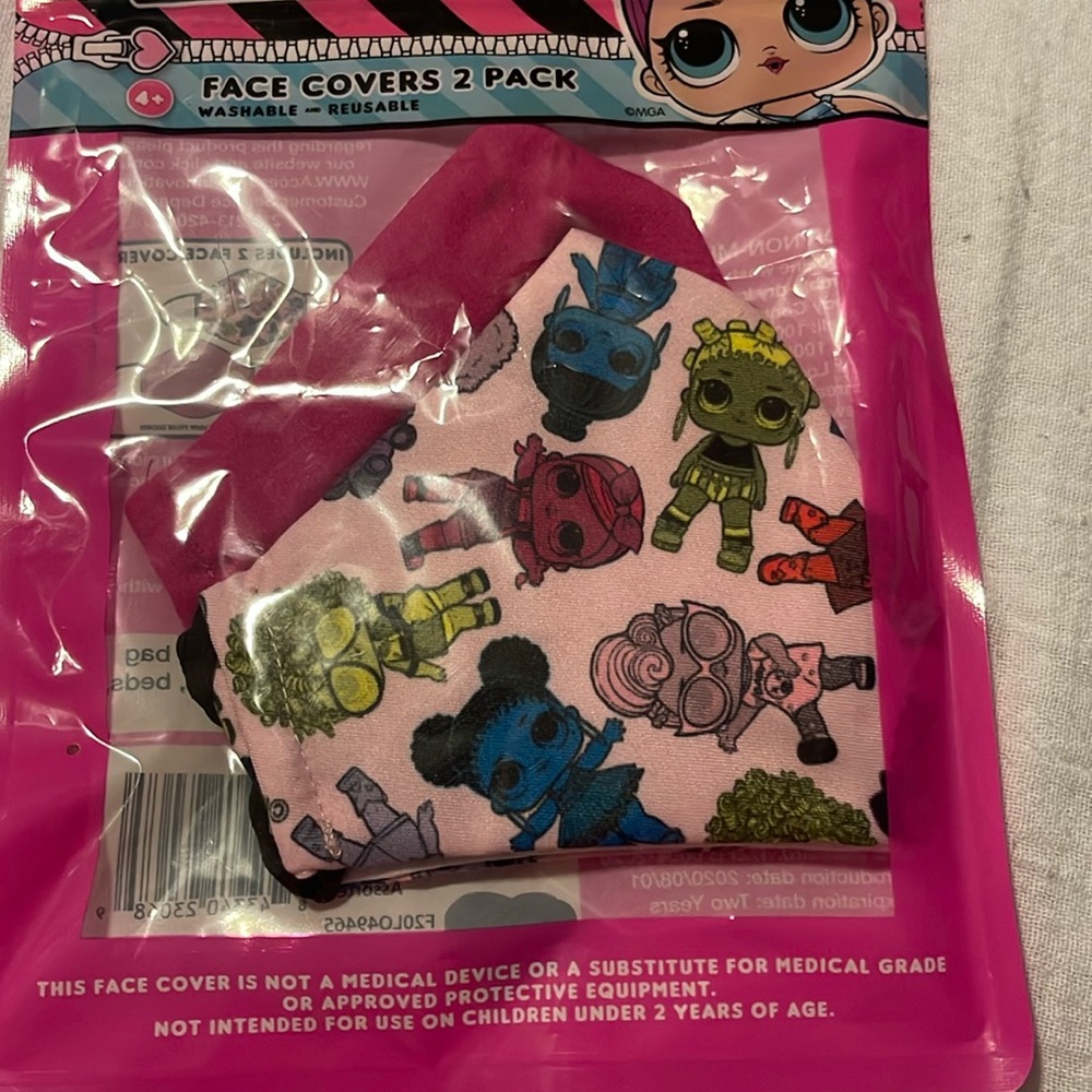 L.O.L. Surprise! Face Covers 2 Pack